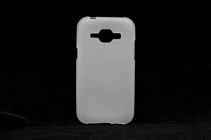 Maska za Samsung Galaxy J1 — TPU pudding, bela