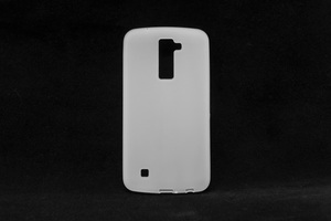 Maska za LG K10 (2017) — TPU pudding, bela