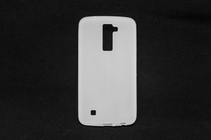 Maska za LG K10 — TPU pudding, bela