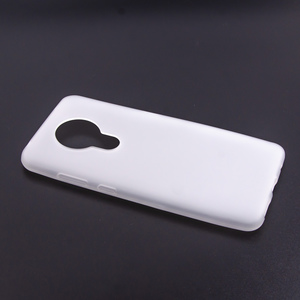 Maska za Nokia 5.3 — TPU pudding, bela