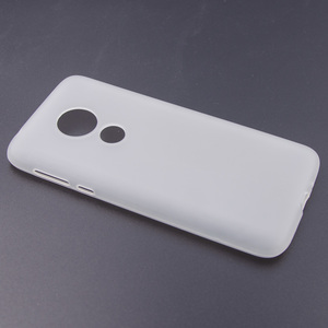 Maska za Motorola Moto G7 Power — TPU pudding, bela