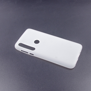 Maska za Motorola Moto One Macro — TPU pudding, bela