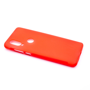 Maska za Motorola Moto One Vision — TPU pudding, crvena