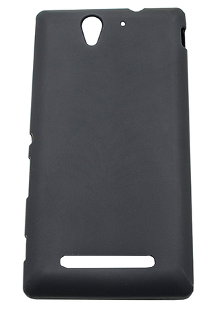 Maska za Sony Xperia C3 — TPU pudding, crna