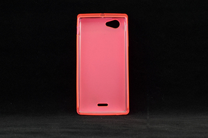Maska za Sony Xperia J — TPU pudding, roza
