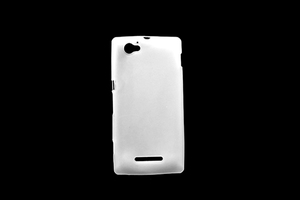 Maska za Sony Xperia M — TPU pudding, bela