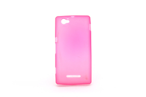 Maska za Sony Xperia M — TPU pudding, roza