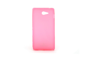 Maska za Sony Xperia M2 Aqua — TPU pudding, roza