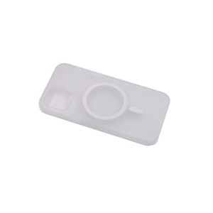 Maska za Apple iPhone 12 Pro — TPU Silhouette Magsafe, bela