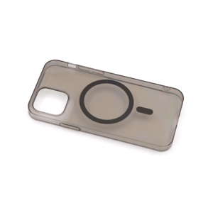 Maska za Apple iPhone 12 Pro — TPU Silhouette Magsafe, crna