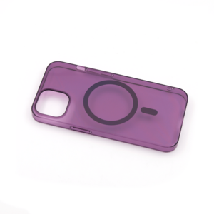 Maska za Apple iPhone 13 — TPU Silhouette Magsafe, ljubicasta