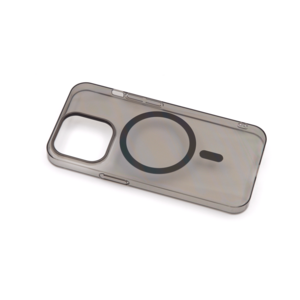 Maska za Apple iPhone 13 Pro — TPU Silhouette Magsafe, crna