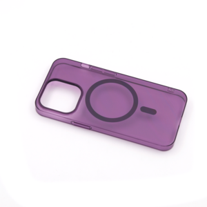Maska za Apple iPhone 13 Pro — TPU Silhouette Magsafe, ljubicasta