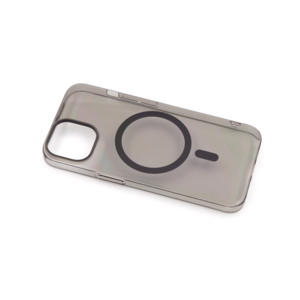 Maska za Apple iPhone 14 — TPU Silhouette Magsafe, crna