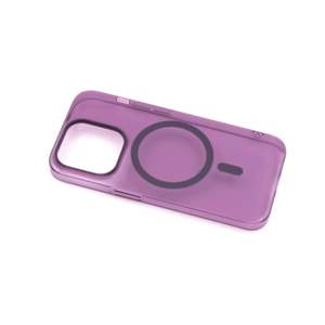 Maska za Apple iPhone 14 Pro — TPU Silhouette Magsafe, ljubicasta