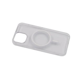 Maska za Apple iPhone 15 — TPU Silhouette Magsafe, bela