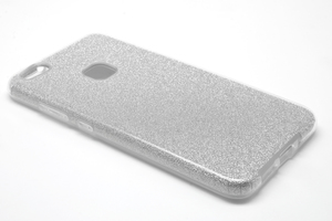 Maska za Huawei P10 Lite — TPU Sparkly Shine Ascend, silver