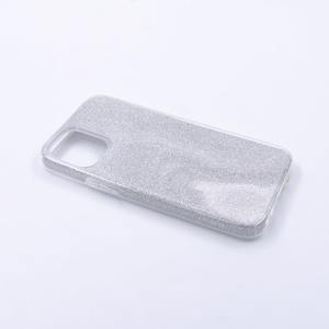 Maska za Apple iPhone 12 mini — TPU Sparkly Shine, silver