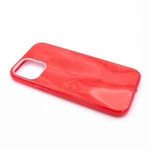 Maska za Apple iPhone 12 Pro Max — TPU Sparkly Shine, red