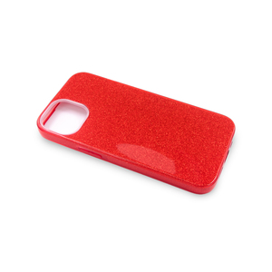 Maska za Apple iPhone 13 — TPU Sparkly Shine, red