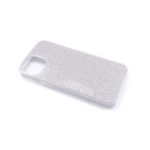 Maska za Apple iPhone 13 — TPU Sparkly Shine, silver