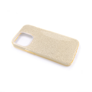 Maska za Apple iPhone 13 Pro — TPU Sparkly Shine, gold
