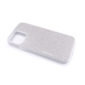 Maska za Apple iPhone 13 Pro Max — TPU Sparkly Shine, silver
