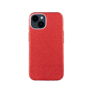 Maska za Apple iPhone 14 — TPU Sparkly Shine, red