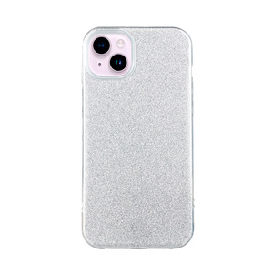 Maska za Apple iPhone 14 Plus — TPU Sparkly Shine, silver