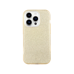 Maska za Apple iPhone 14 Pro — TPU Sparkly Shine, gold