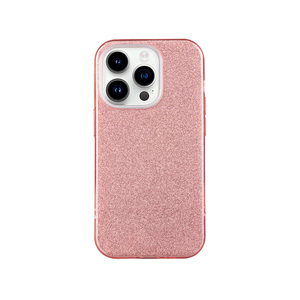 Maska za Apple iPhone 14 Pro — TPU Sparkly Shine, pink