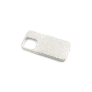 Maska za Apple iPhone 15 Pro — TPU Sparkly Shine, silver