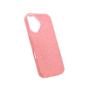 Maska za Apple iPhone 16 — TPU Sparkly Shine, pink