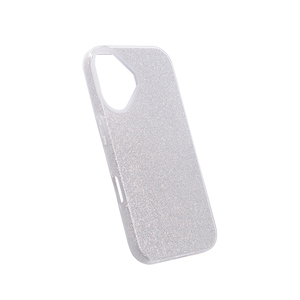 Maska za Apple iPhone 16 — TPU Sparkly Shine, silver