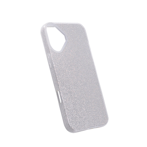 Maska za Apple iPhone 16 Plus — TPU Sparkly Shine, silver