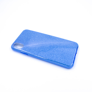 Maska za Apple iPhone XS Max — TPU Sparkly Shine, blue