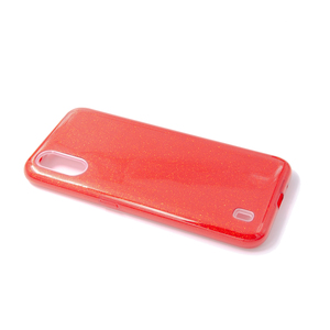 Maska za Samsung Galaxy A01 — TPU Sparkly Shine, red
