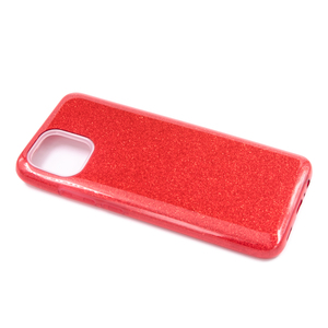 Maska za Samsung Galaxy A03 — TPU Sparkly Shine, red