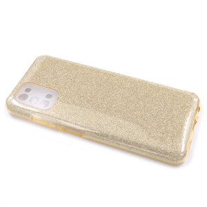 Maska za Samsung Galaxy A03s — TPU Sparkly Shine, gold