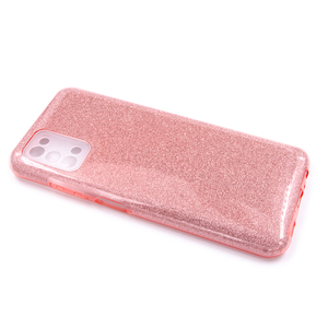 Maska za Samsung Galaxy A03s — TPU Sparkly Shine, pink