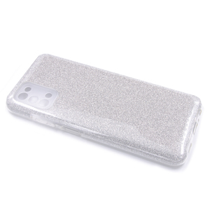 Maska za Samsung Galaxy A03s — TPU Sparkly Shine, silver