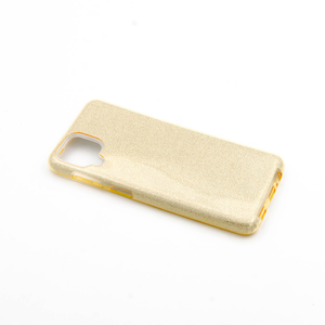 Maska za Samsung Galaxy A12 — TPU Sparkly Shine, gold