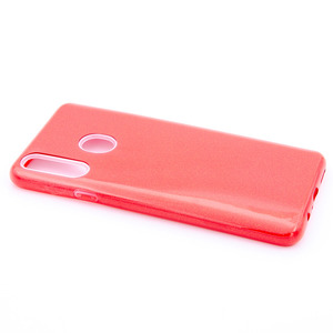 Maska za Samsung Galaxy A20s — TPU Sparkly Shine, red