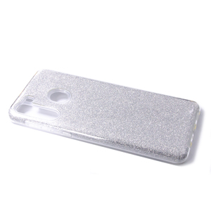 Maska za Samsung Galaxy A21 — TPU Sparkly Shine, silver