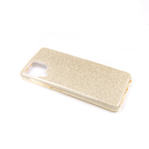 Maska za Samsung Galaxy A22 4G — TPU Sparkly Shine, gold