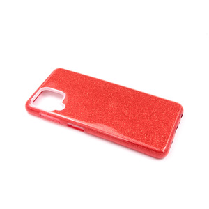 Maska za Samsung Galaxy A22 4G — TPU Sparkly Shine, red