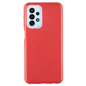 Maska za Samsung Galaxy A23 5G — TPU Sparkly Shine, red