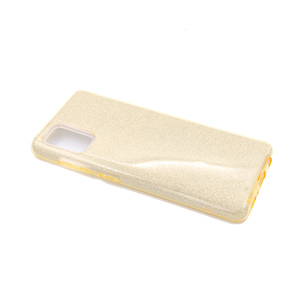 Maska za Samsung Galaxy A41 — TPU Sparkly Shine, gold