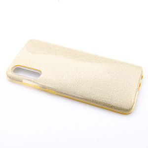 Maska za Samsung Galaxy A70 — TPU Sparkly Shine, gold