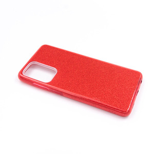 Maska za Samsung Galaxy A72 — TPU Sparkly Shine, red